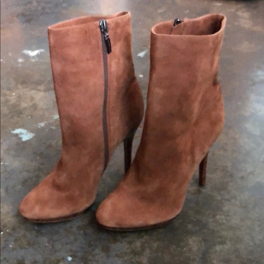 Alexandre Birman Brown Heeled Boots with Stiletto Heel